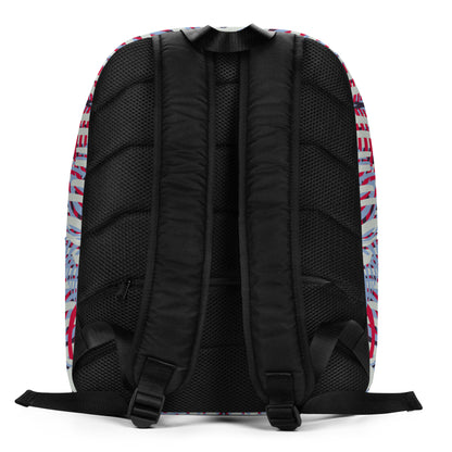 Minimalist Backpack- African Motif Pattern I