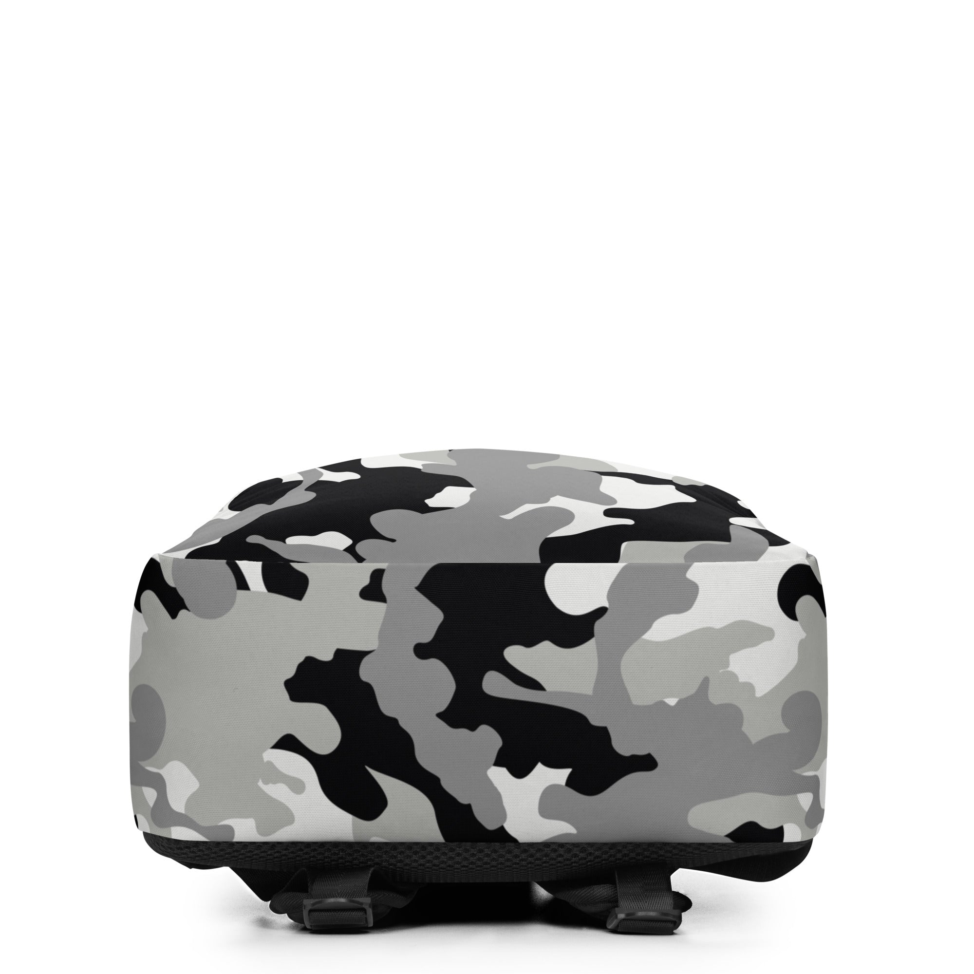 Minimalist Backpack- Camo Black And Grey