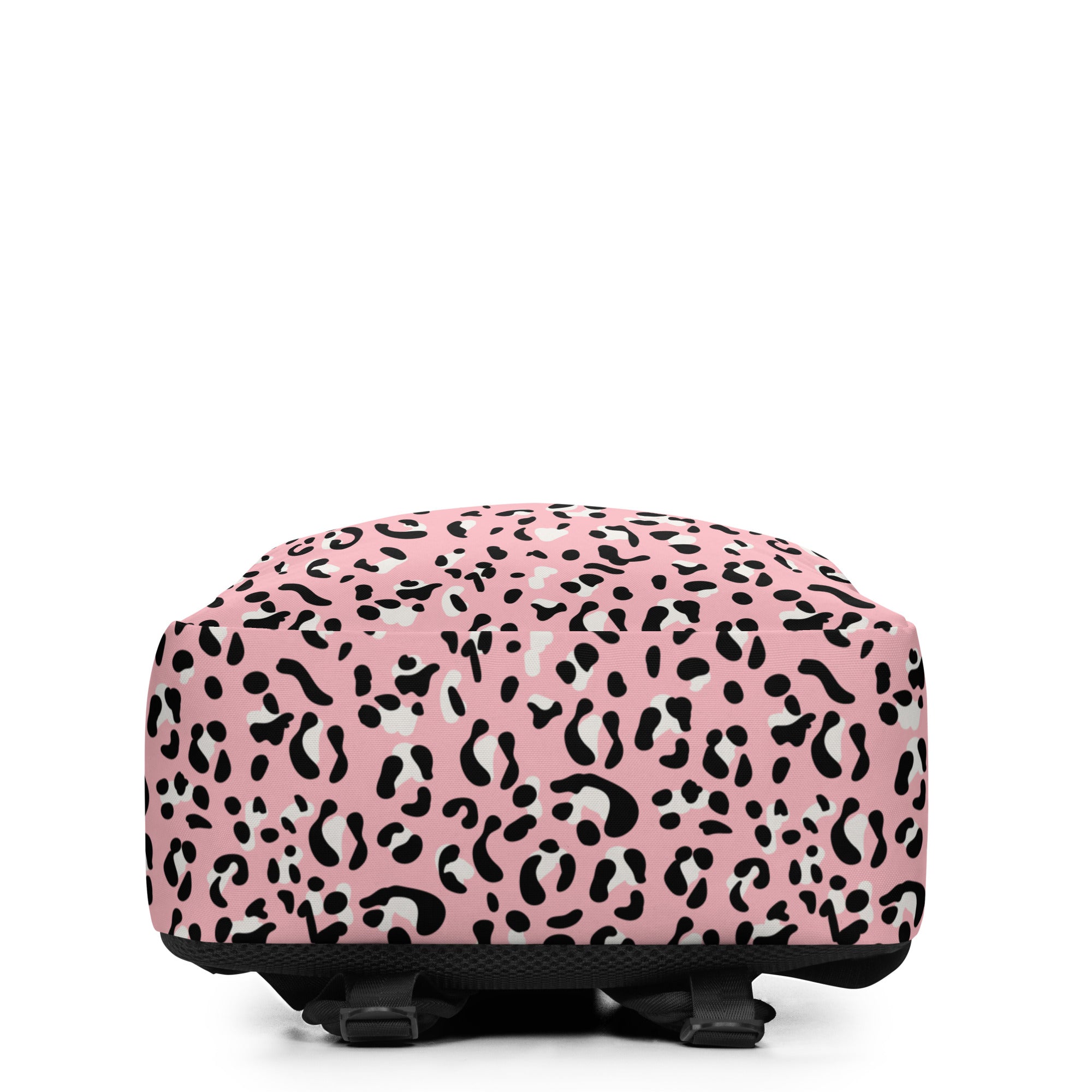 Minimalist Backpack- Leopard print Baby Pink