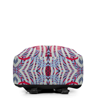 Minimalist Backpack- African Motif Pattern I