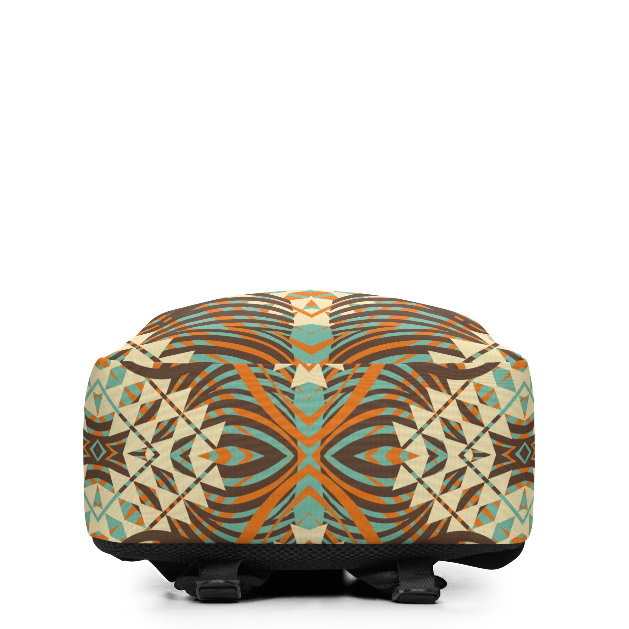 Minimalist Backpack- African Motif Pattern 04