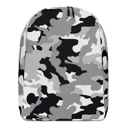 Minimalist Backpack- Camo Black And Grey