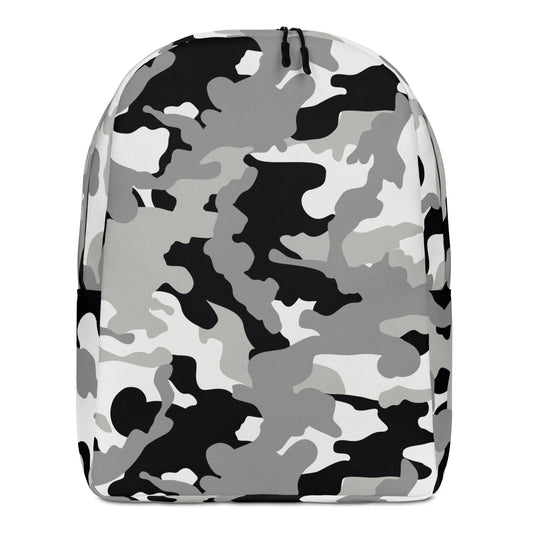Minimalist Backpack- Camo Black And Grey