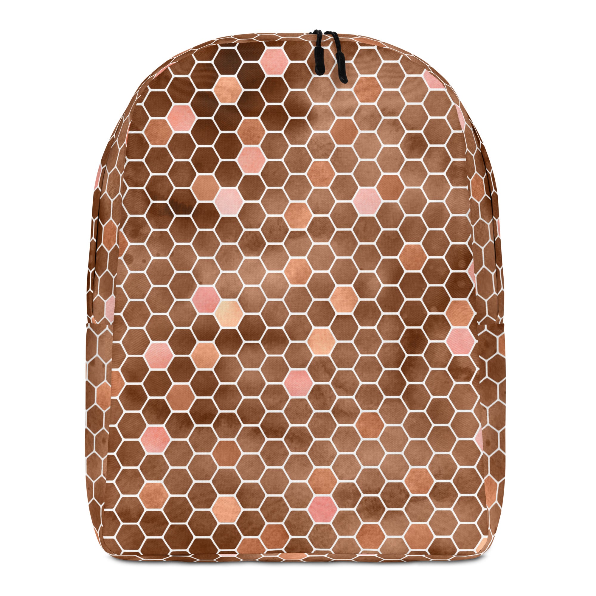 Minimalist Backpack- Honeycomb Brown