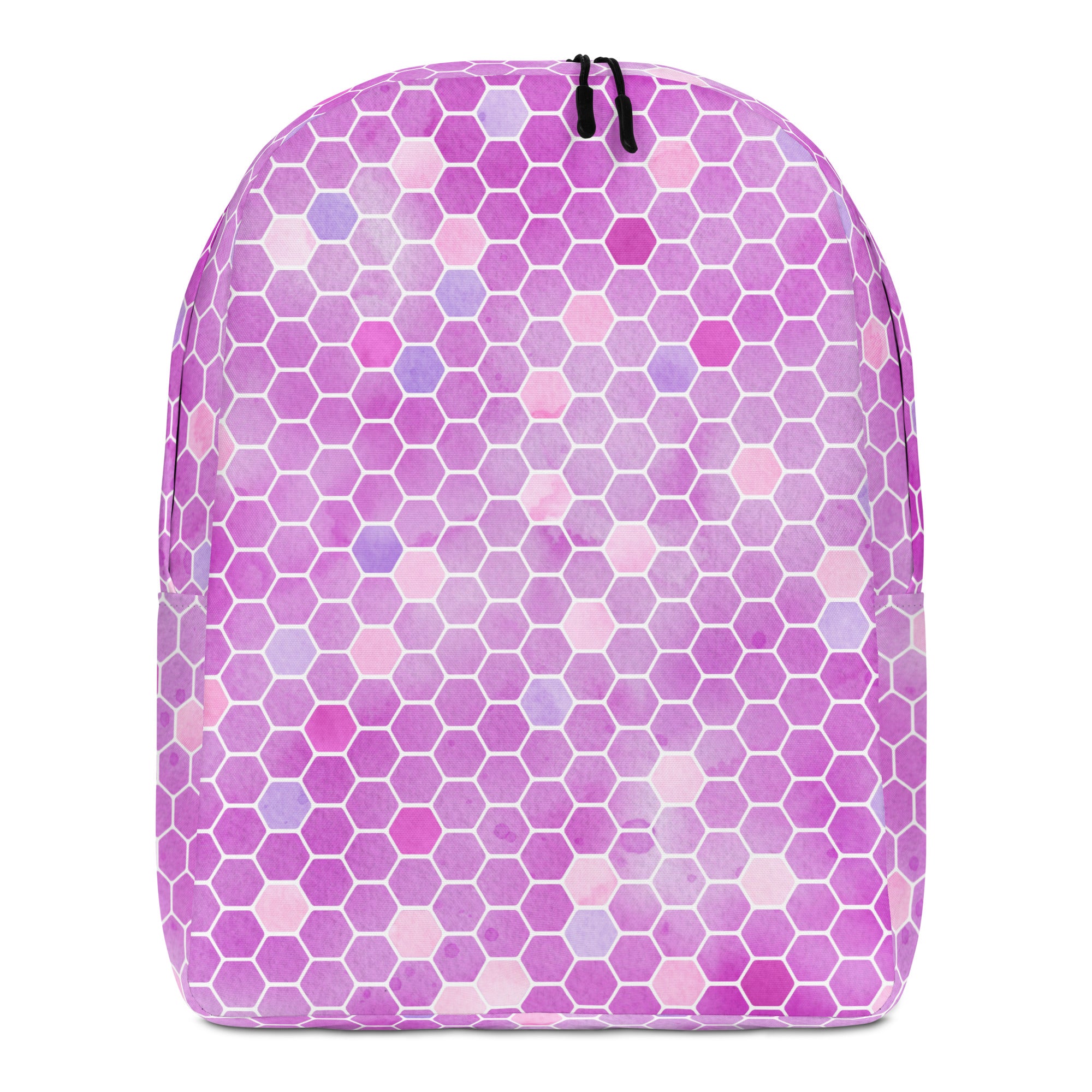 Minimalist Backpack- Honeycomb Pink