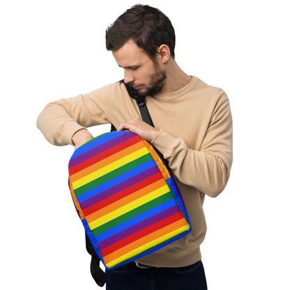 Minimalist Backpack- Pride Rainbow