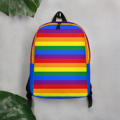 Minimalist Backpack- Pride Rainbow