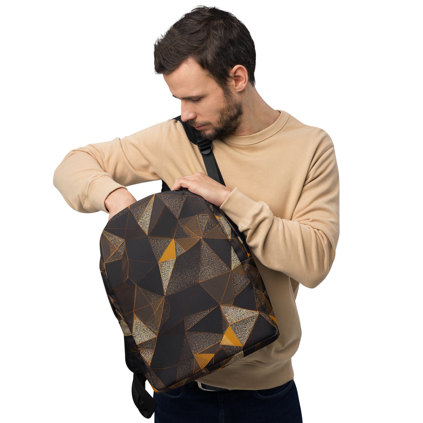Minimalist Backpack- Abstract II