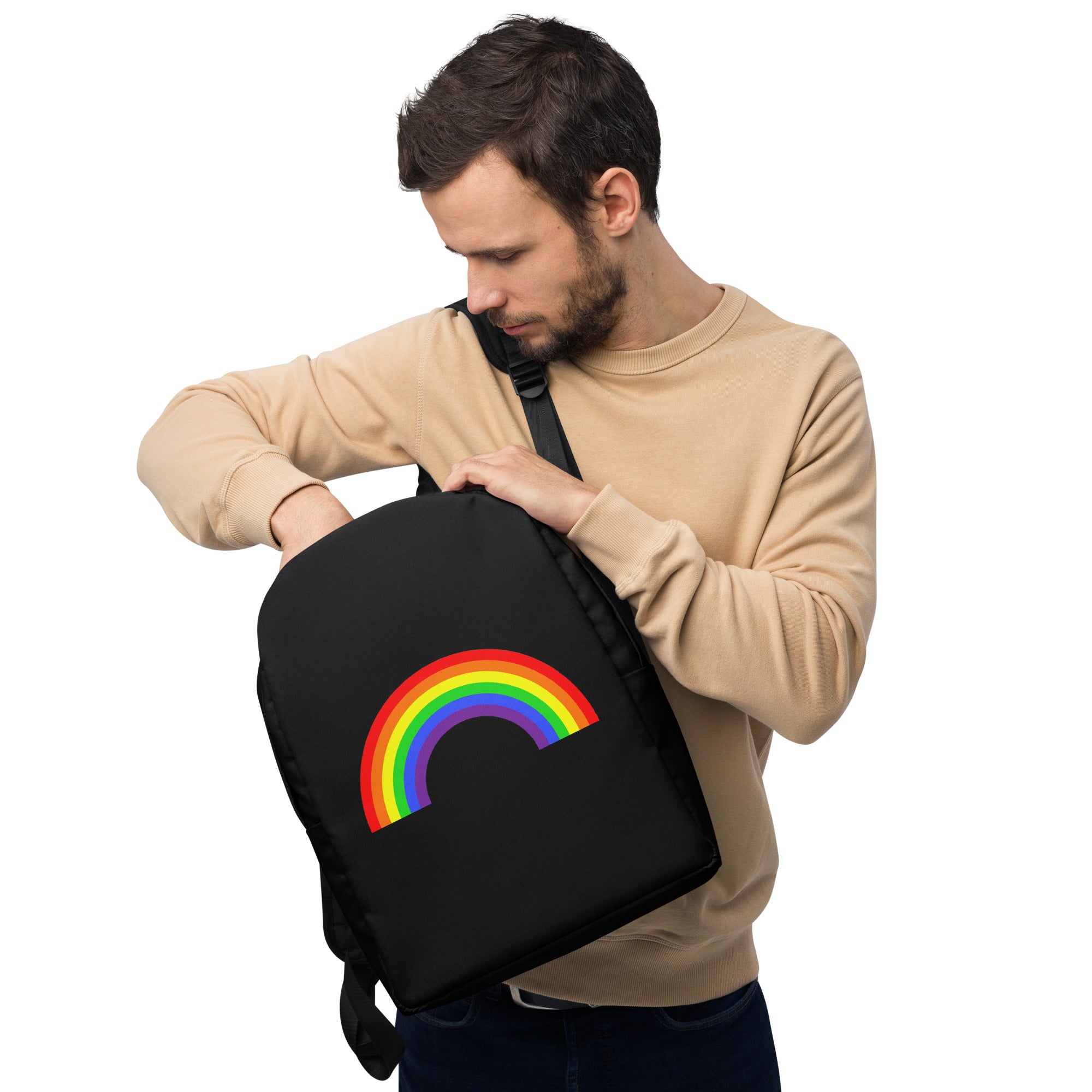 Minimalist Backpack- Rainbow