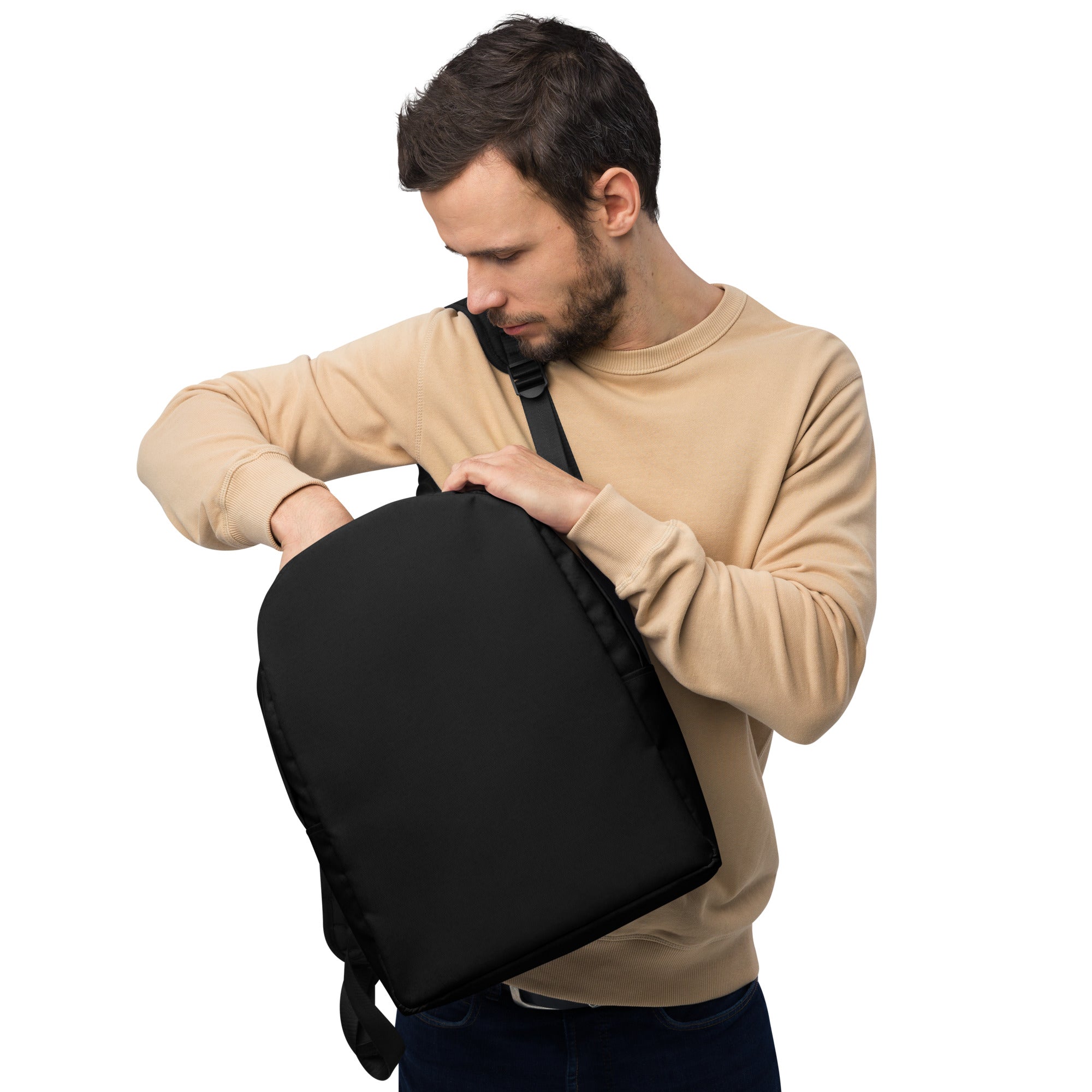 Minimalist Backpack- Black