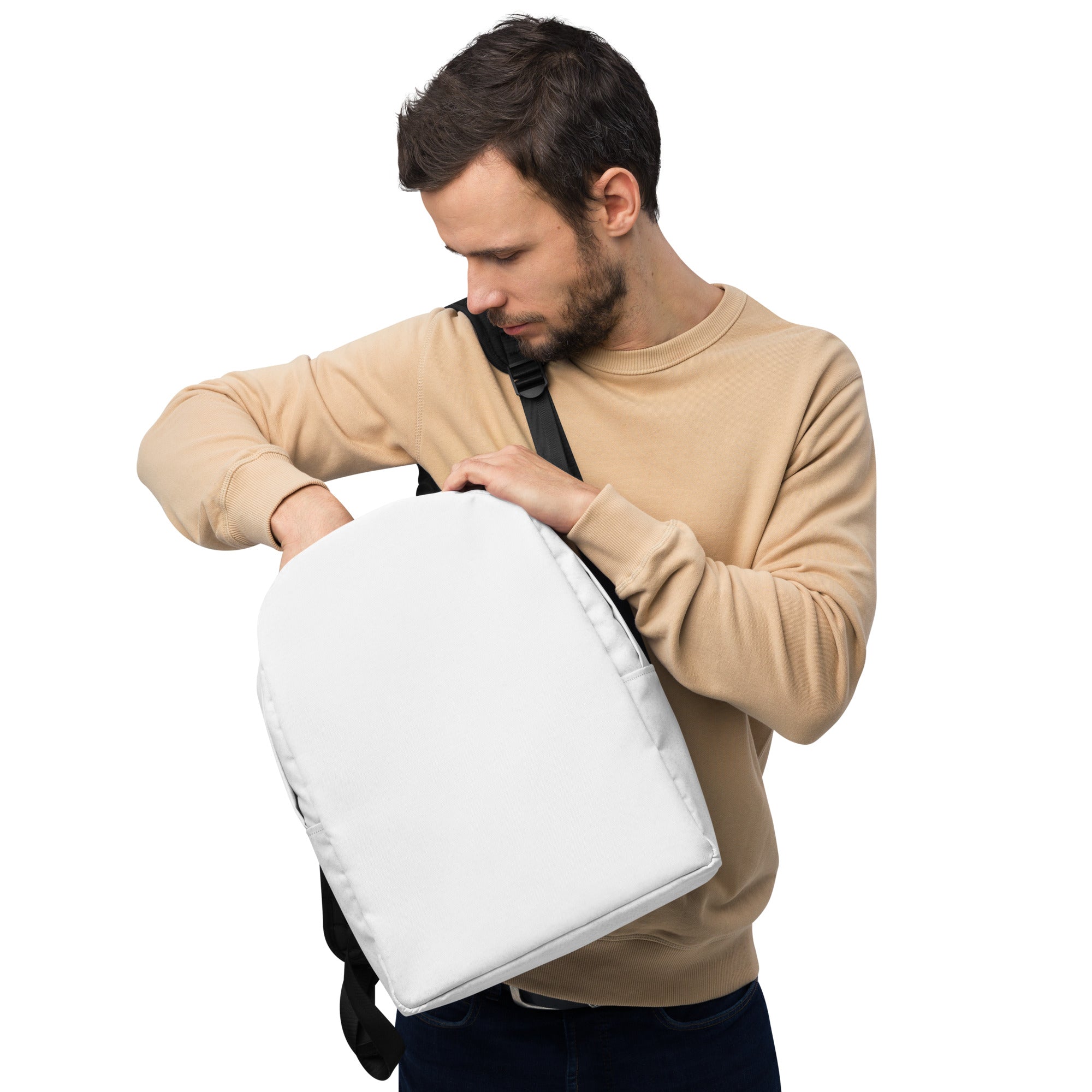 Minimalist Backpack- White