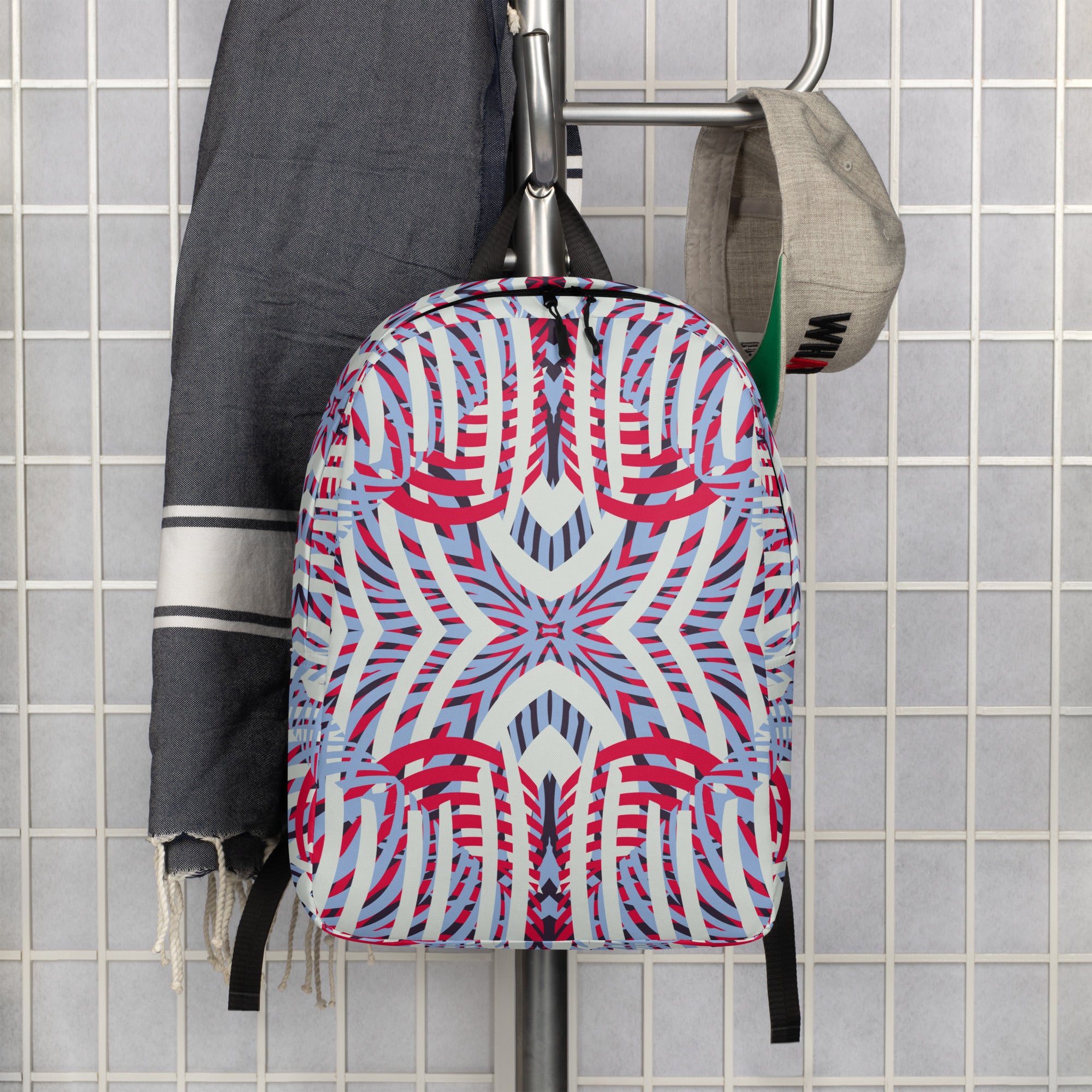 Minimalist Backpack- African Motif Pattern I