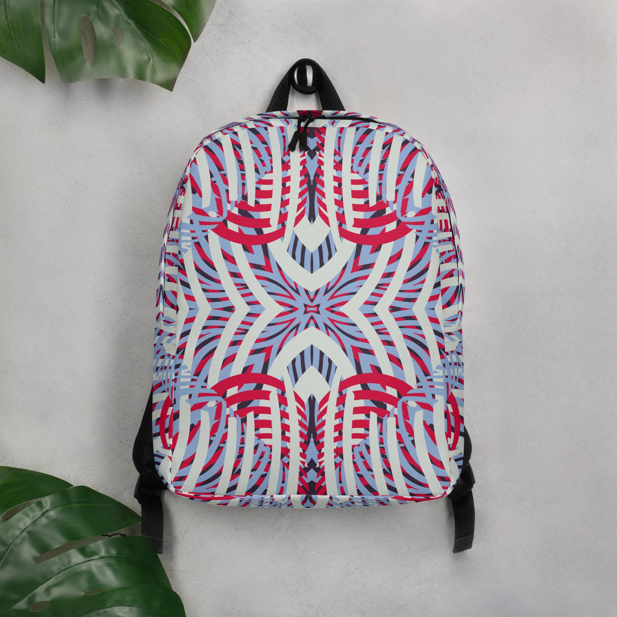 Minimalist Backpack- African Motif Pattern I