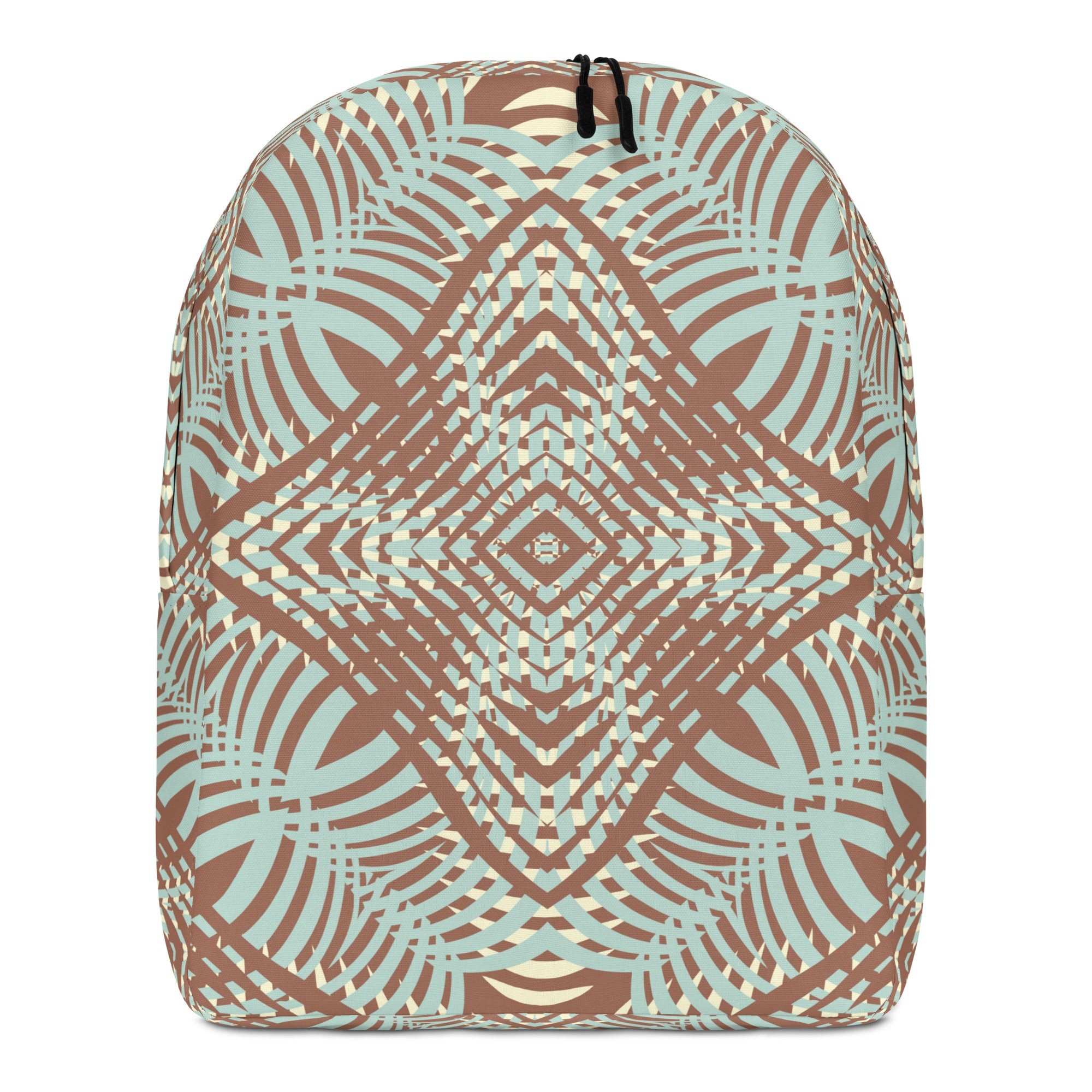 Minimalist Backpack- African Motif Pattern II
