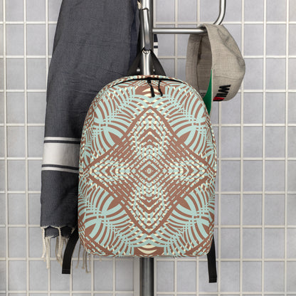 Minimalist Backpack- African Motif Pattern II