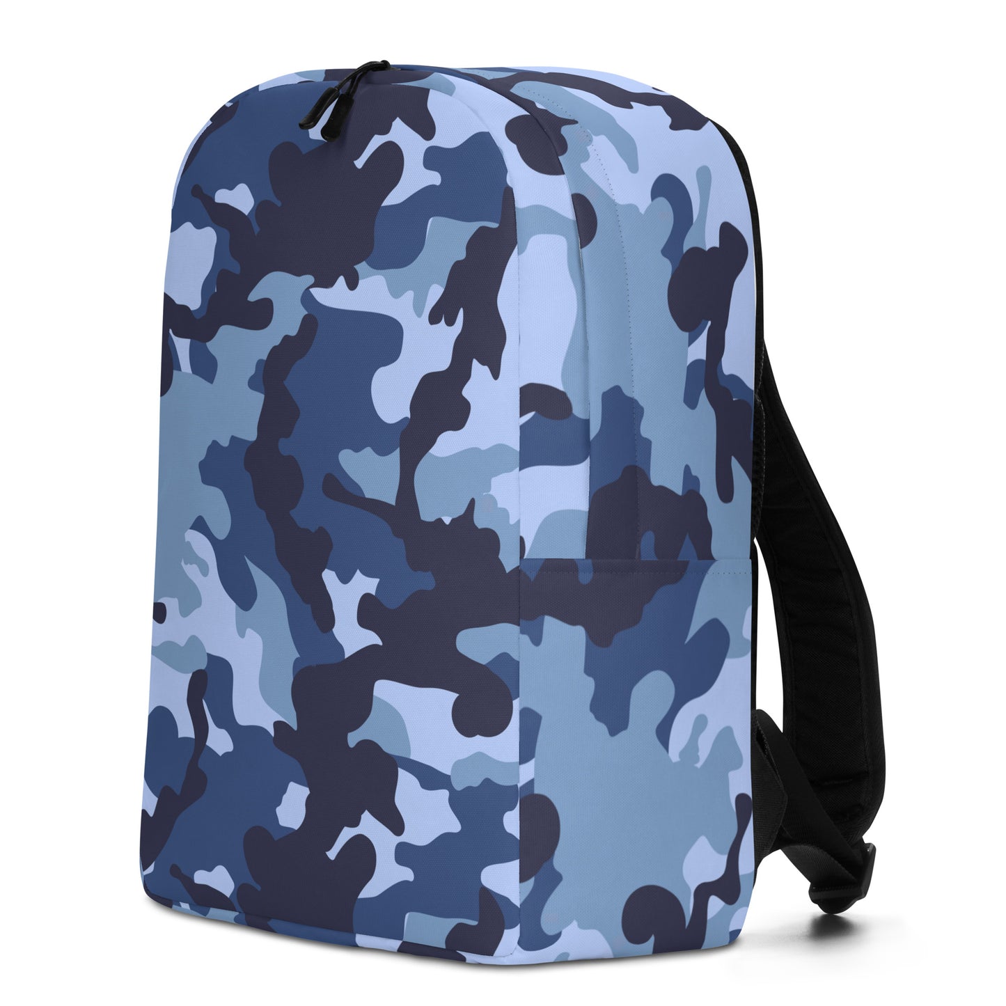 Minimalist Backpack- Camo Blue And Black