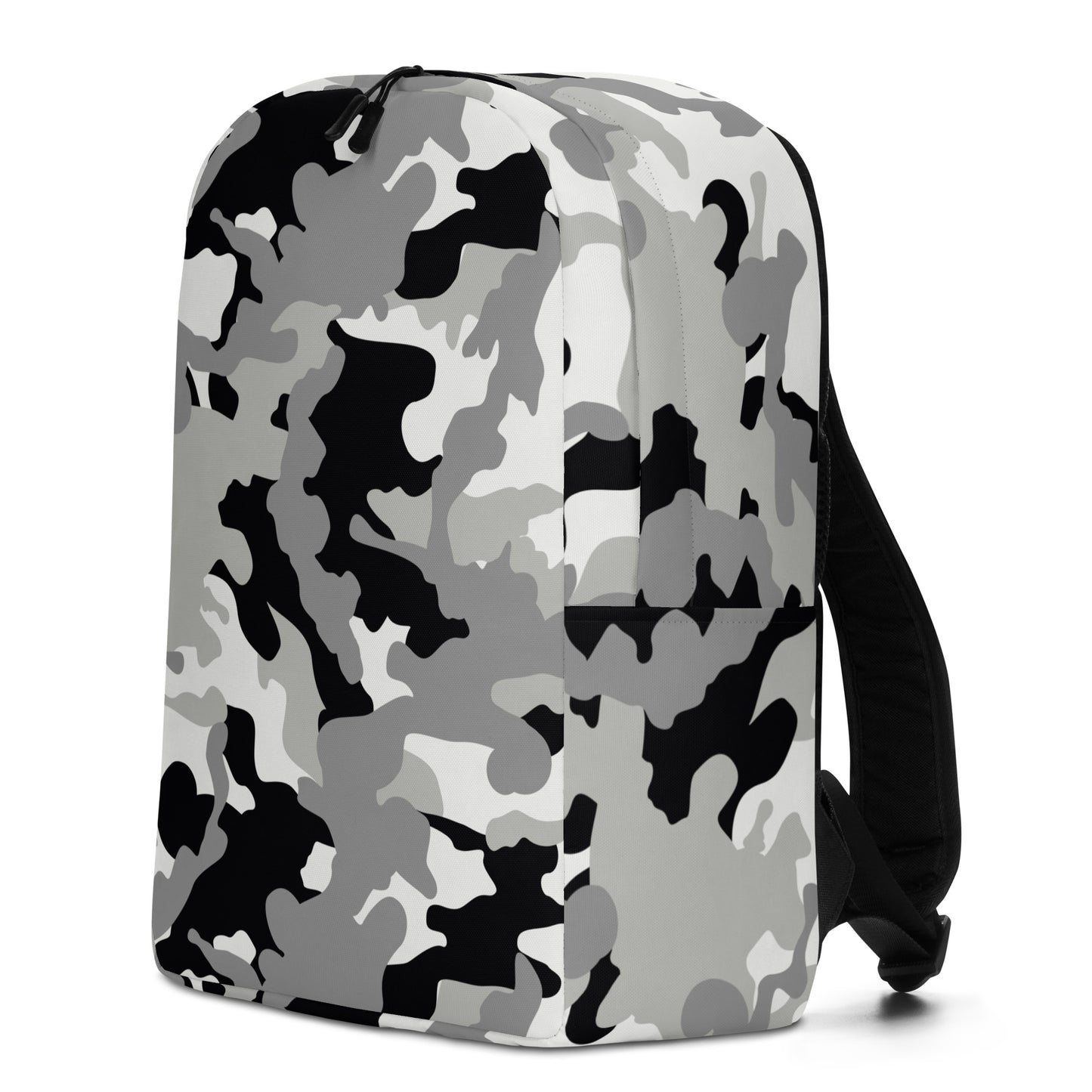 Minimalist Backpack- Camo Black And Grey