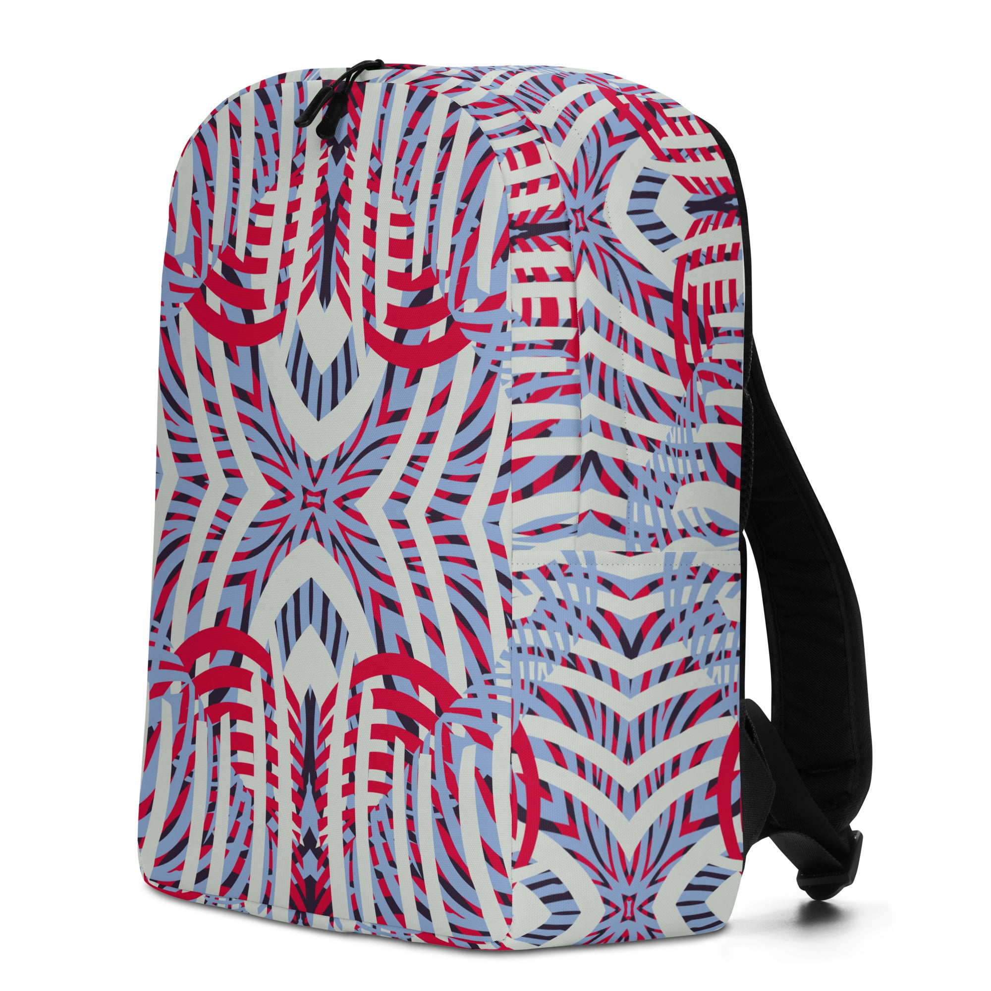 Minimalist Backpack- African Motif Pattern 01