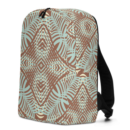 Minimalist Backpack- African Motif Pattern II