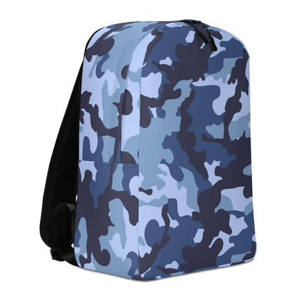 Minimalist Backpack- Camo Blue And Black