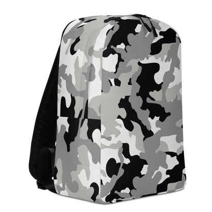 Minimalist Backpack- Camo Black And Grey