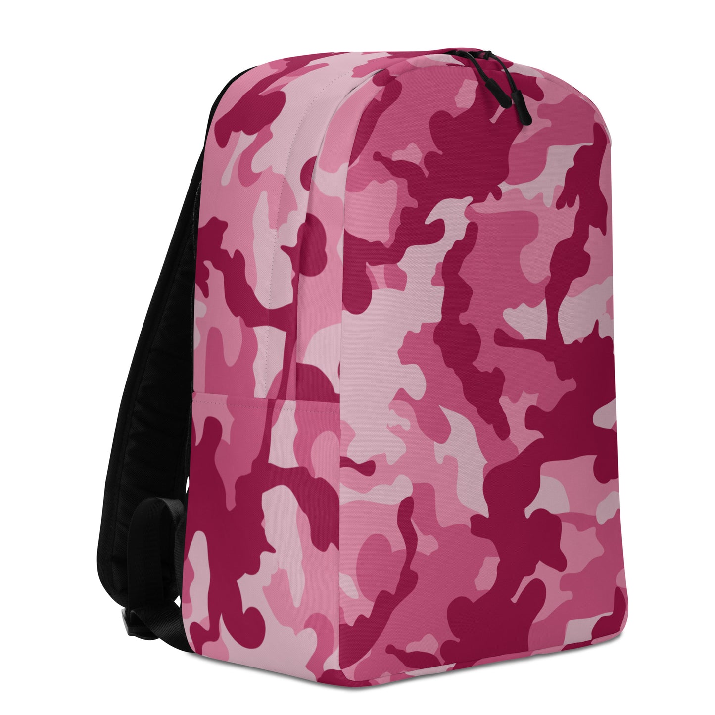 Minimalist Backpack- Camo Dark Pink