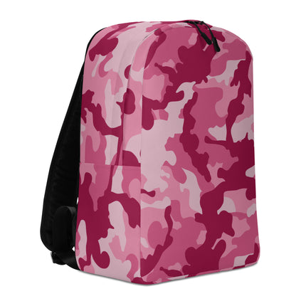Minimalist Backpack- Camo Dark Pink