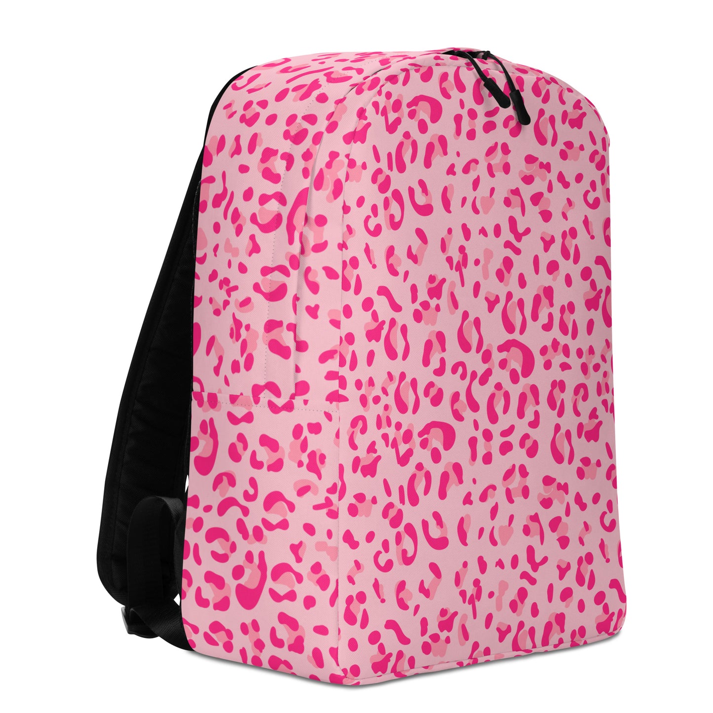 Minimalist Backpack- Leopard Print Light Light Pink