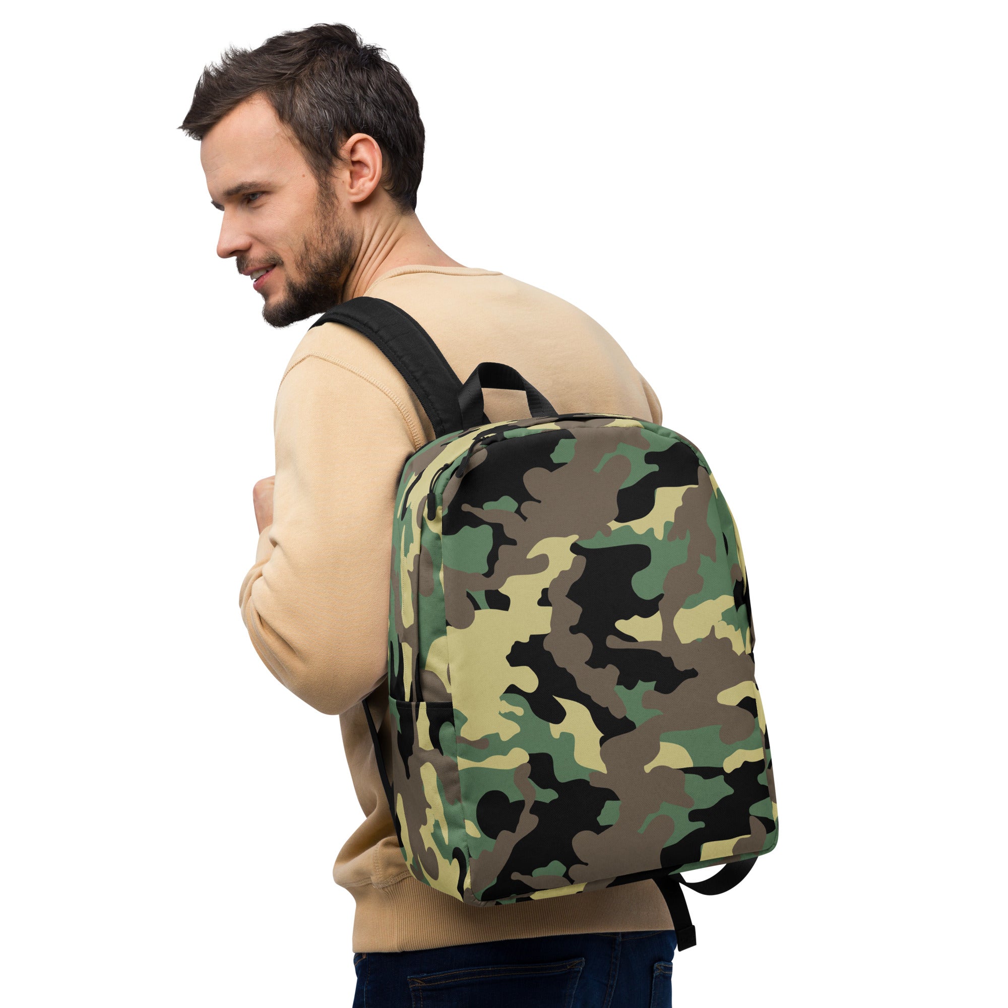 Minimalist Backpack- Camo Green