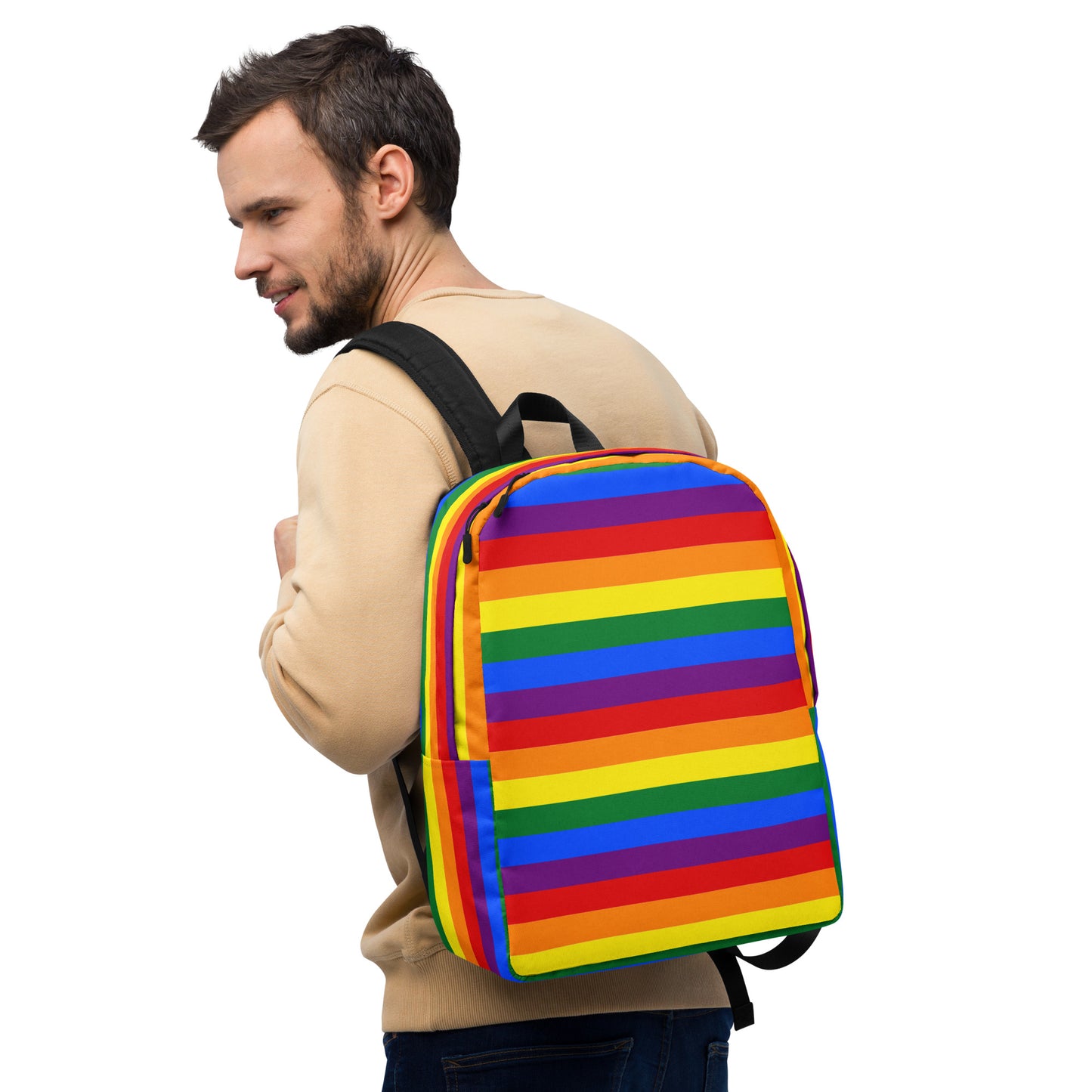 Minimalist Backpack- Pride Rainbow