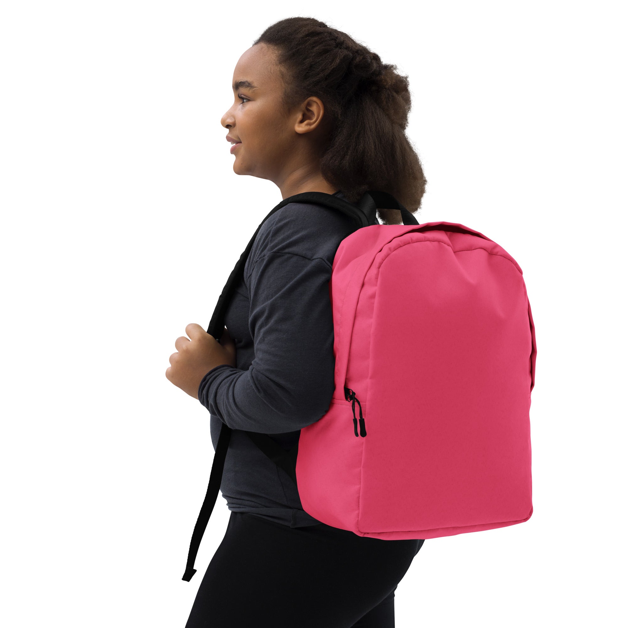 Minimalist Backpack- Pink