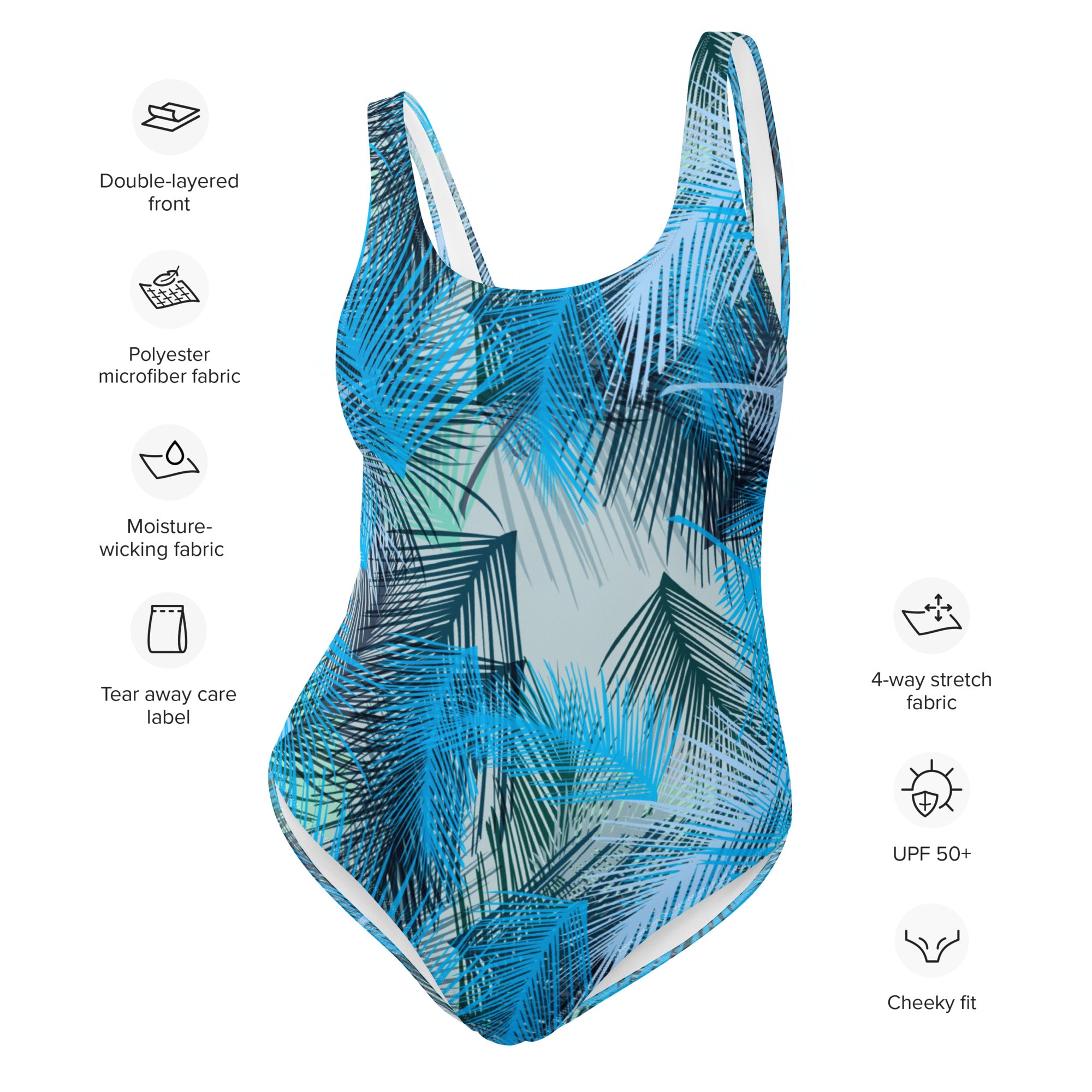 One-Piece Swimsuit- Feathers