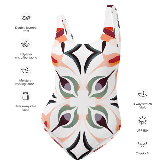 One-Piece Swimsuit- Majolica III