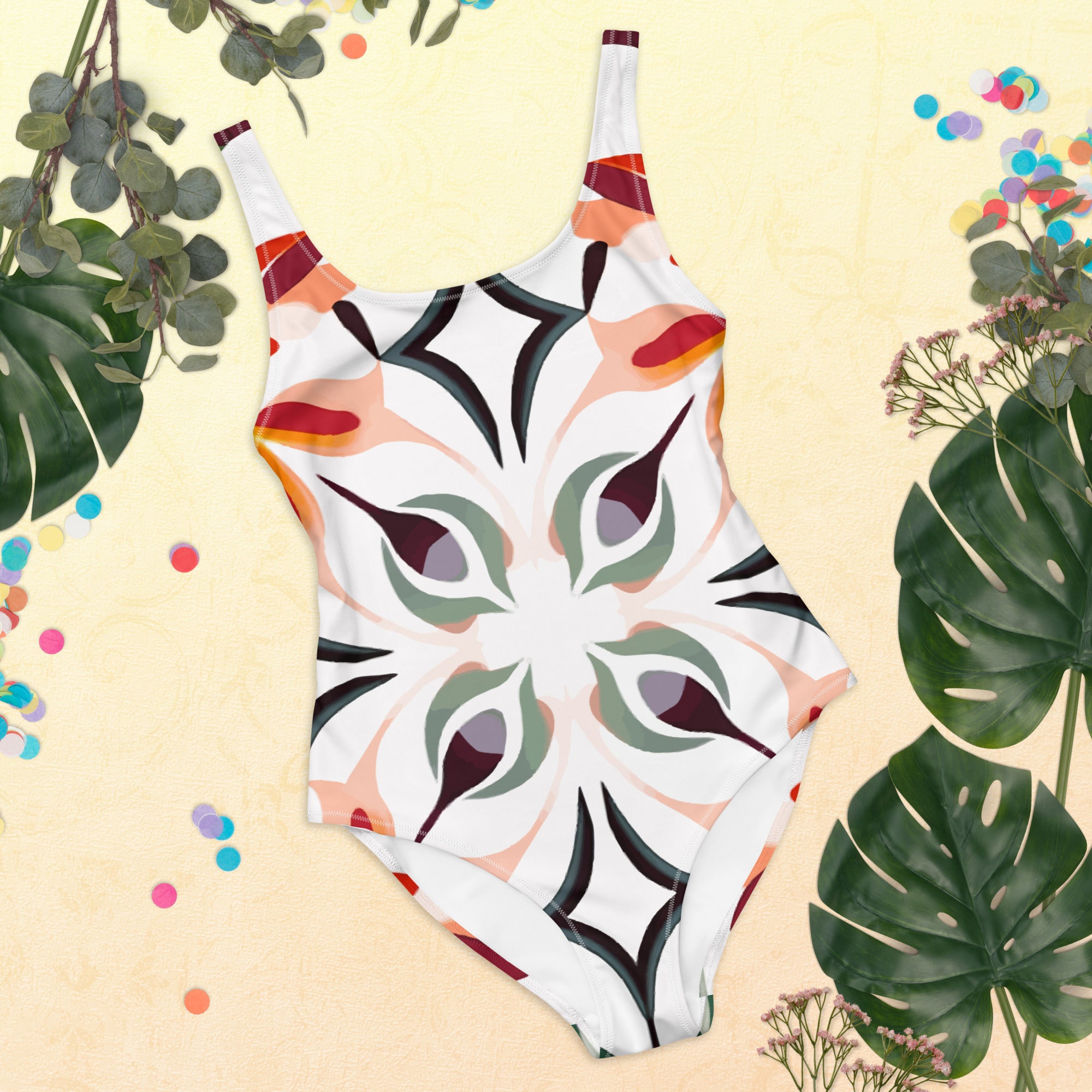 One-Piece Swimsuit- Majolica 03