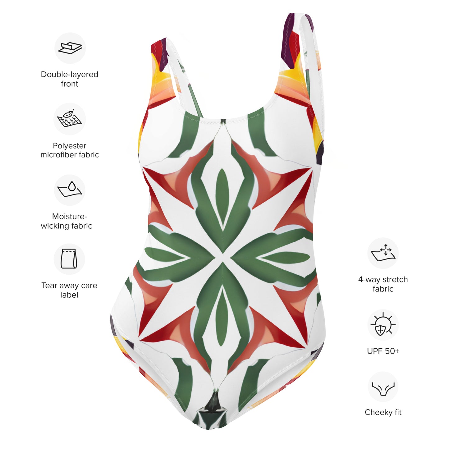 One-Piece Swimsuit- Majolica II