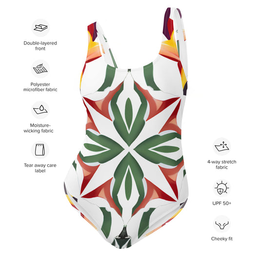 One-Piece Swimsuit- Majolica II