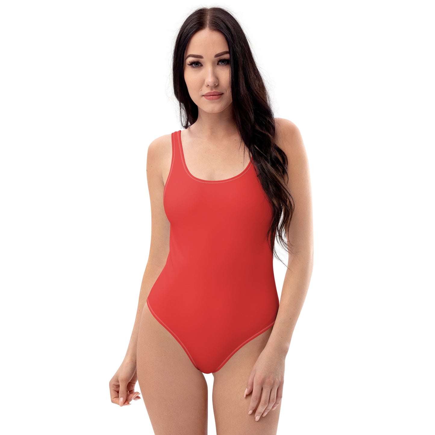One-Piece Swimsuit- Scarlet