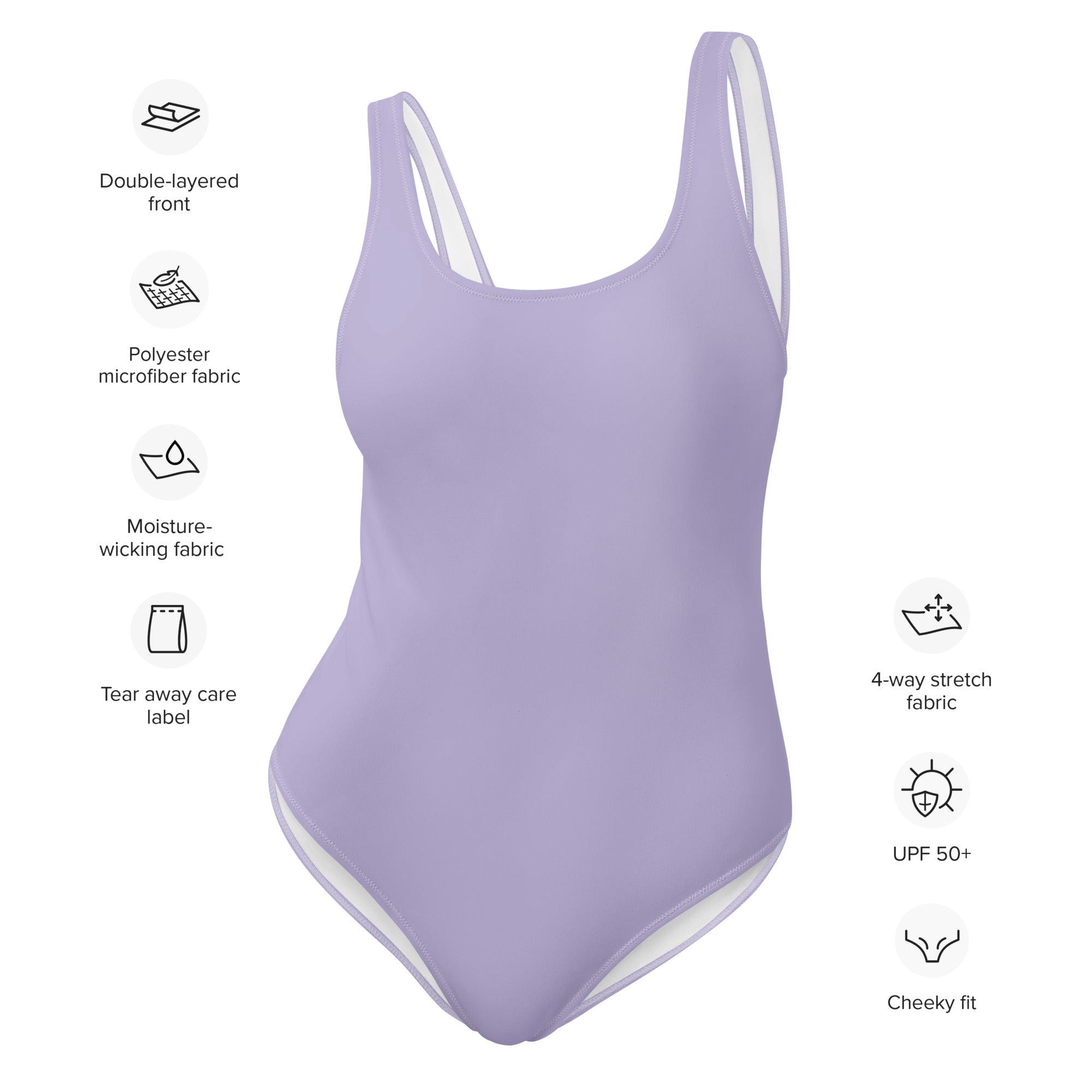 One-Piece Swimsuit- Lavender