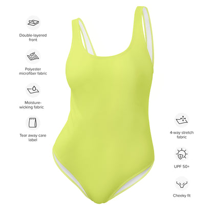 One-Piece Swimsuit- Yellow