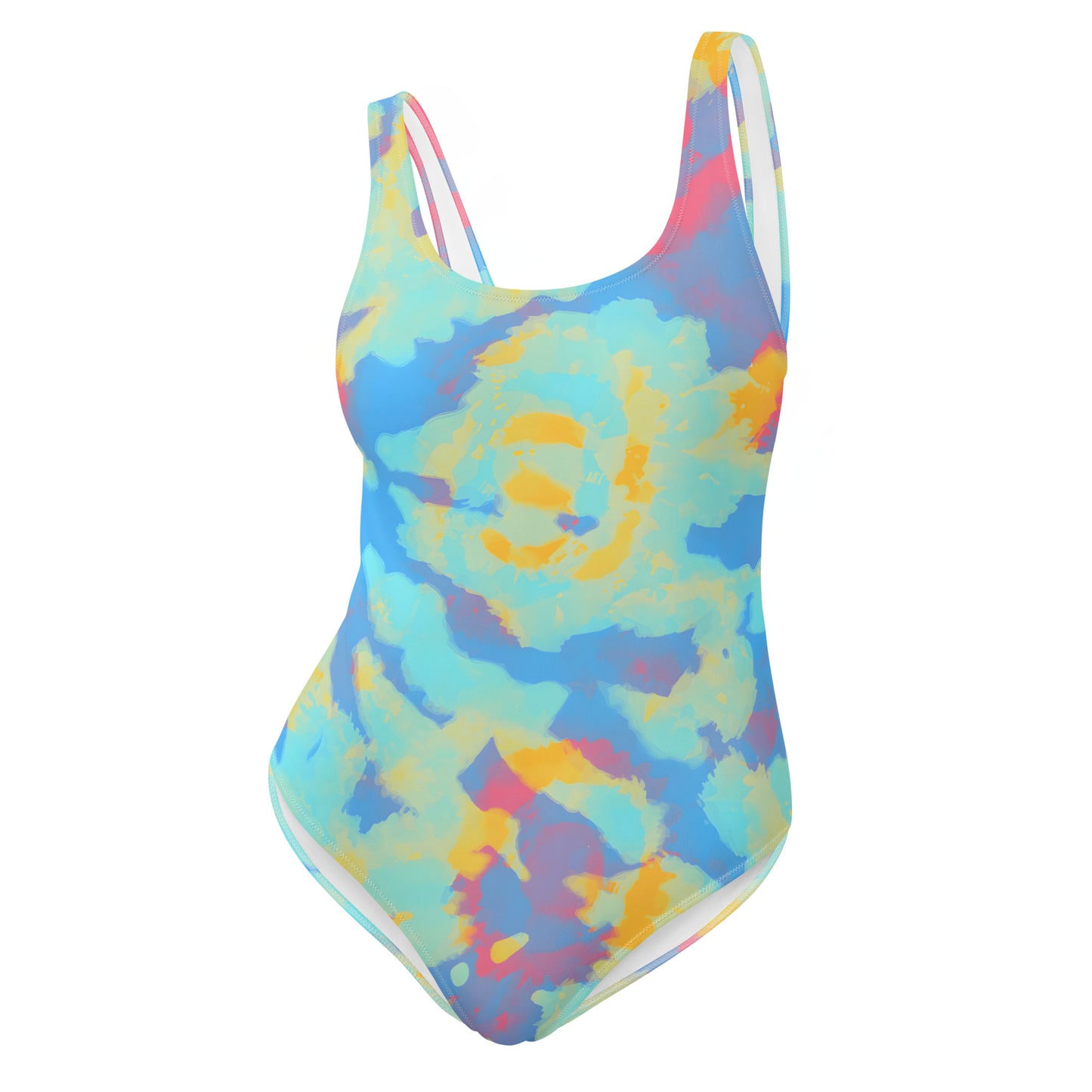 One-Piece Swimsuit- Hang Loose Tie Dye Pattern II