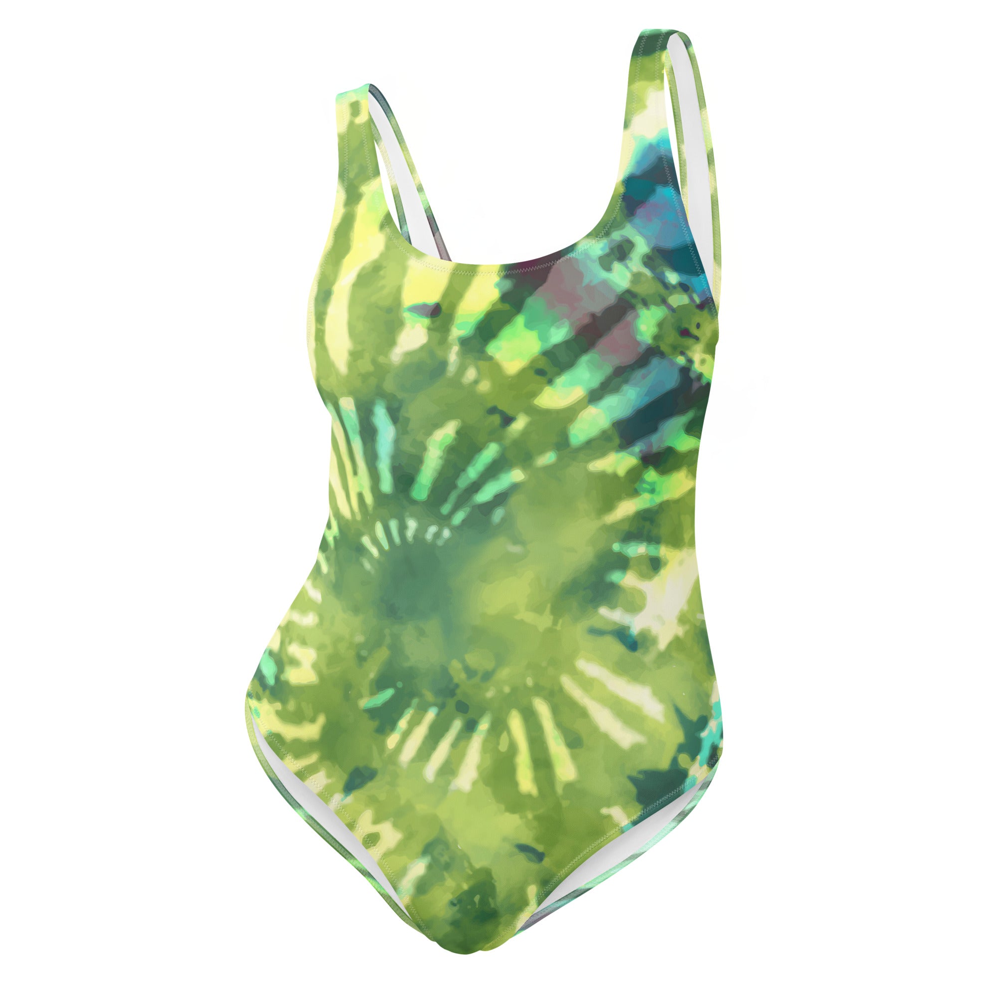 One-Piece Swimsuit- Hang Loose Tie Dye Pattern III