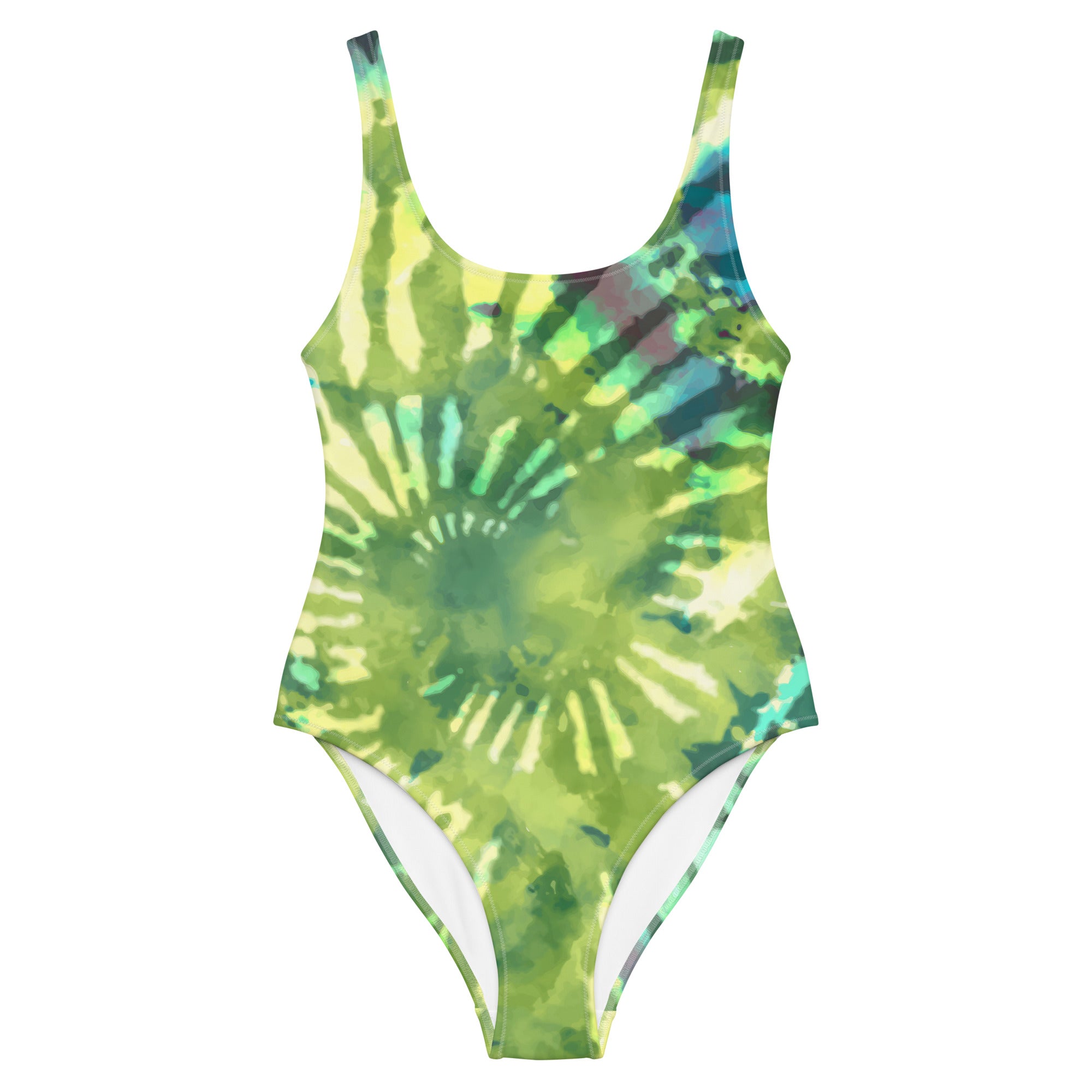 One-Piece Swimsuit- Hang Loose Tie Dye Pattern 03