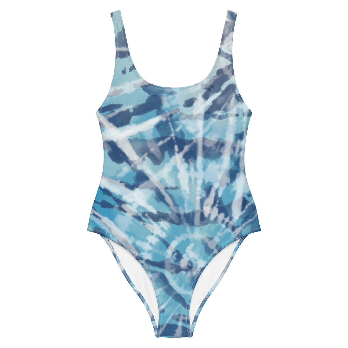 One-Piece Swimsuit- Hang Loose Tie Dye Pattern VI