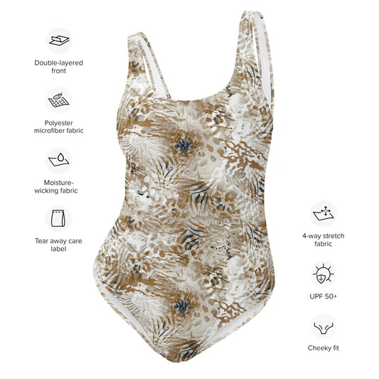 One-Piece Swimsuit- Wilderness Design I
