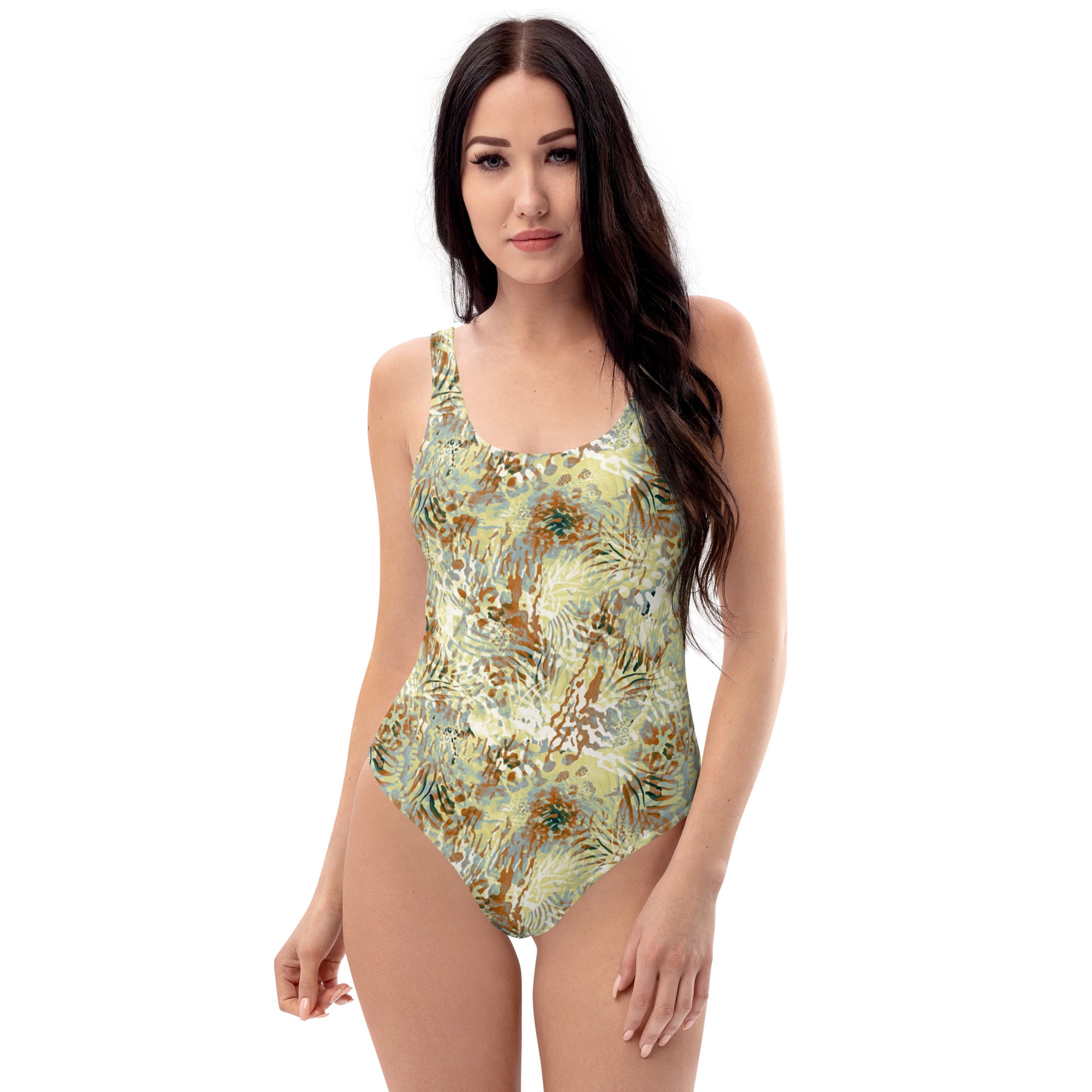 One-Piece Swimsuit- Wilderness Design 02