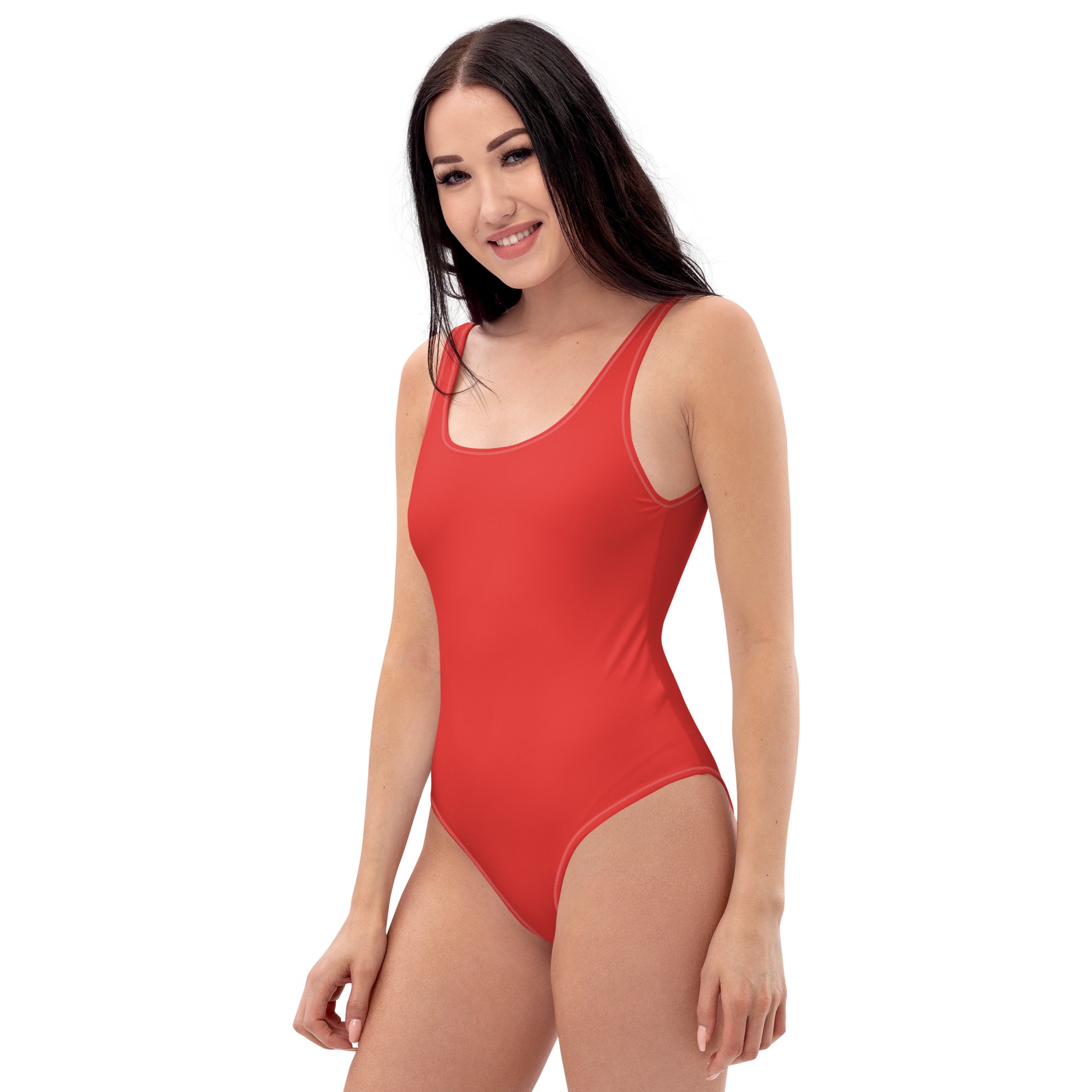 One-Piece Swimsuit- Scarlet
