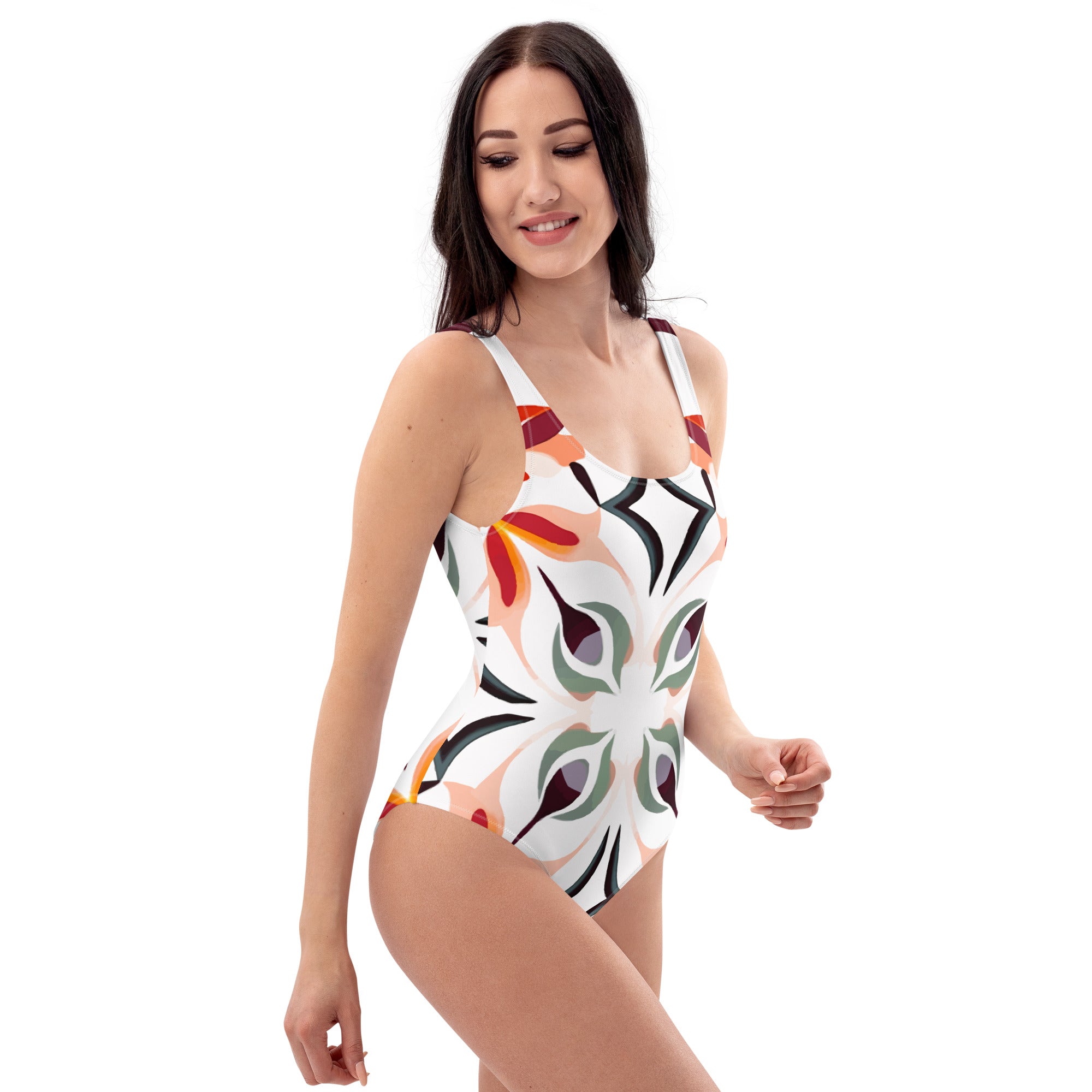 One-Piece Swimsuit- Majolica 03