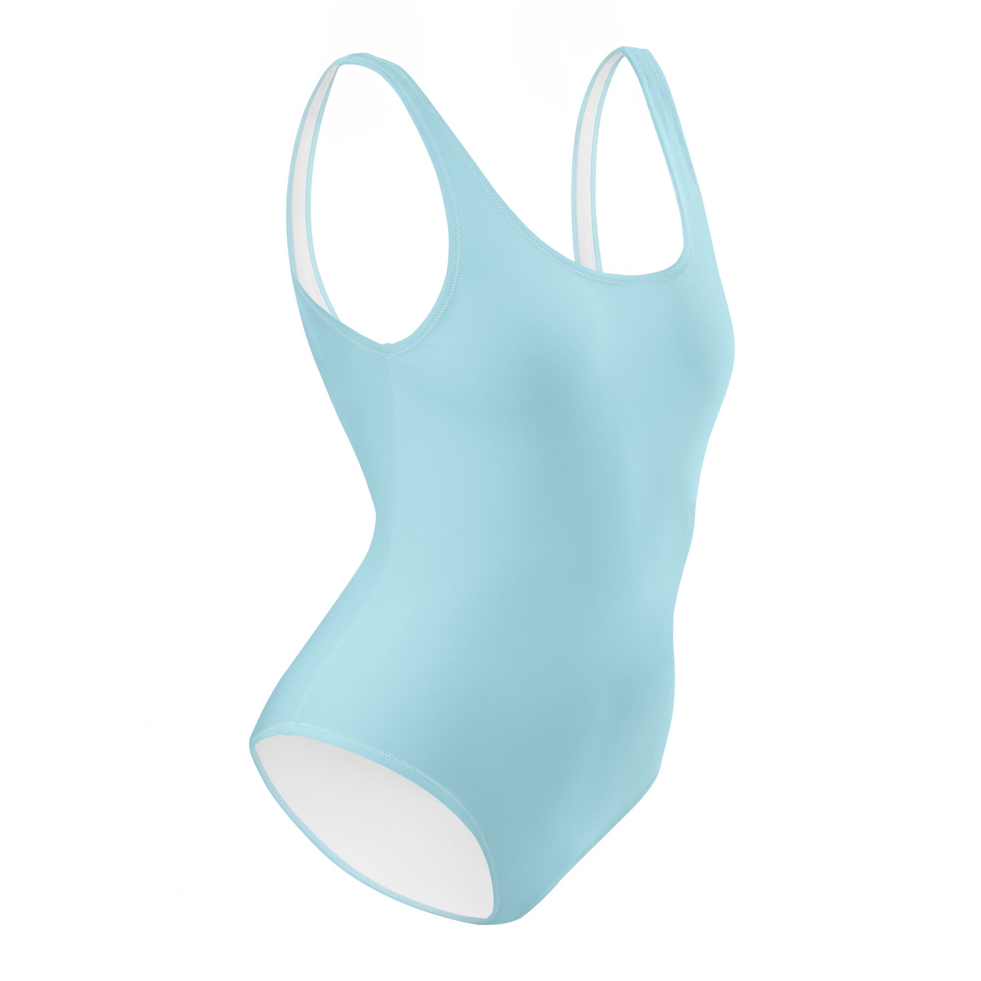 One-Piece Swimsuit- Cyan