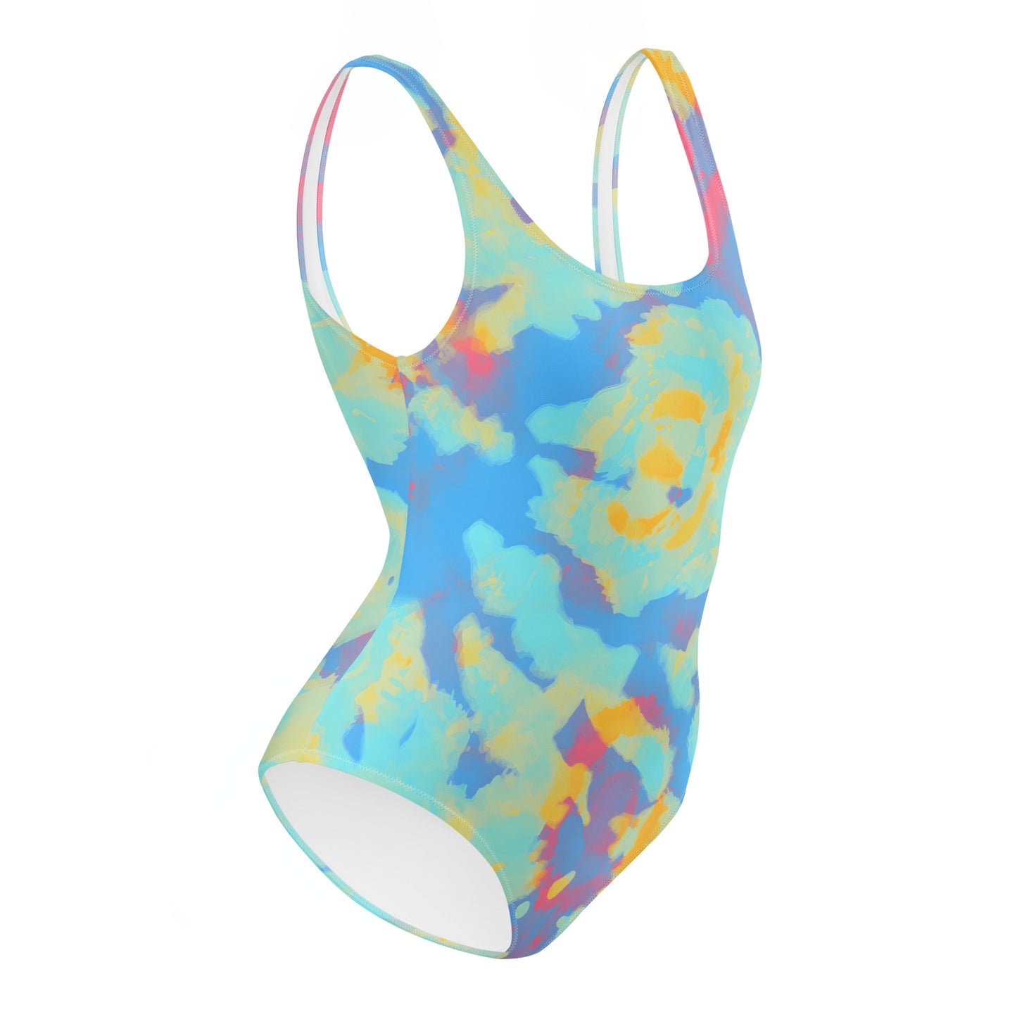 One-Piece Swimsuit- Hang Loose Tie Dye Pattern II