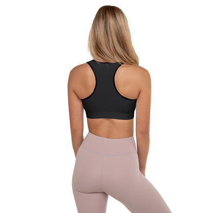 Padded Sports Bra- Black